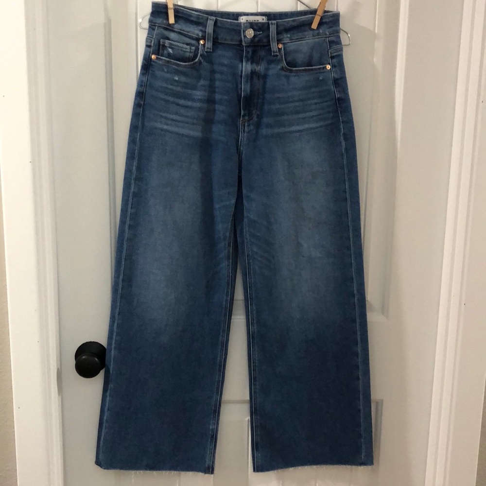 Paige Anessa wide leg jeans
